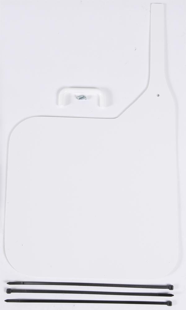 Universal Front Number Plate ( White)