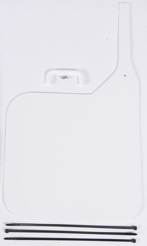Universal Front Number Plate ( White)
