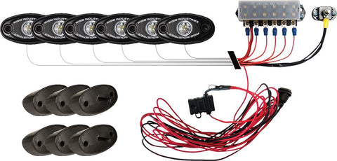 A Series Rock Light Kit Green 6pcs