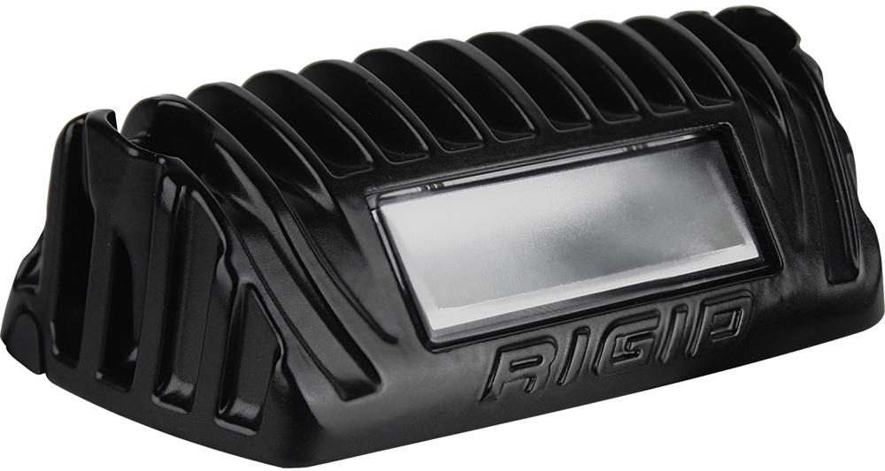 Dc Scene 1"x2" Light Black W-amber Leds