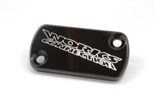 Billet Front Brake Cover Blk Hon