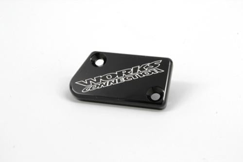 Billet Front Brake Cover Blk Yam