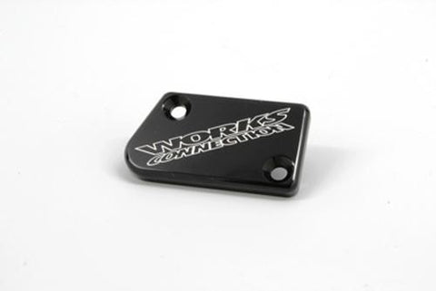 Billet Front Brake Cover Blk Yam