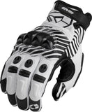 Silverstone Leather Gloves White X