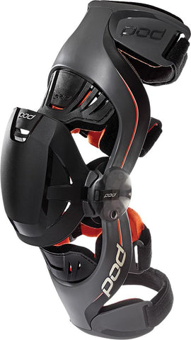 K1 Knee Brace Grey-orange Yl (left)