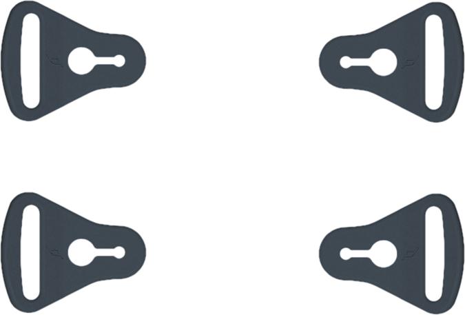 K1 Knee Brace Strap Loop Set (grey)