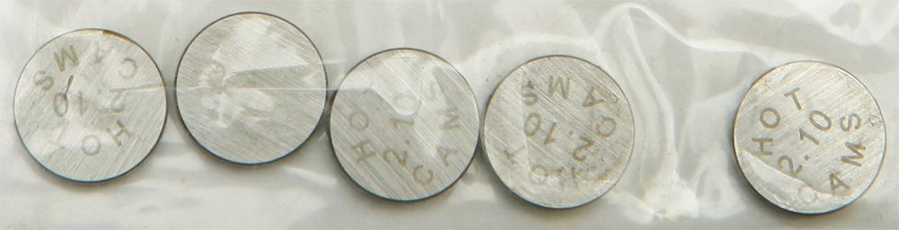 Valve Shims 10.00x2.10mm 5-pk