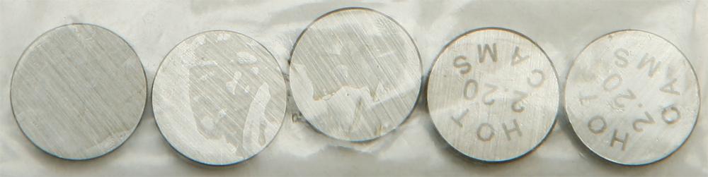 Valve Shims 10.00x2.20mm 5-pk