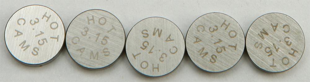 Valve Shims 10.00x3.15mm 5-pk