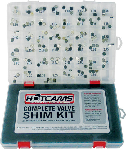 Valve Shim Kit 10.0mm O.d. 1.85-3.25mm