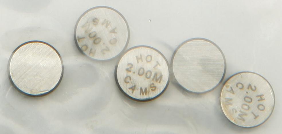 Valve Shims 7.48x2.00mm 5-pk