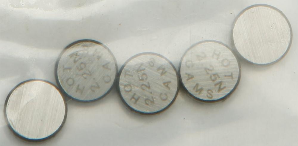 Valve Shims 7.48x2.25mm 5-pk