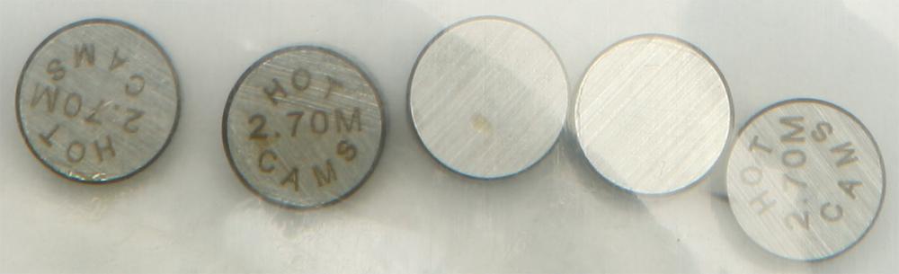 Valve Shims 7.48x2.70mm 5-pk