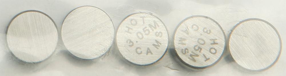 Valve Shims 7.48x3.05mm 5-pk