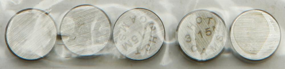 Valve Shims 7.48x3.15mm 5-pk