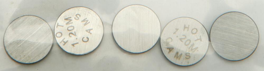 Valve Shims 9.48x1.20mm 5-pk