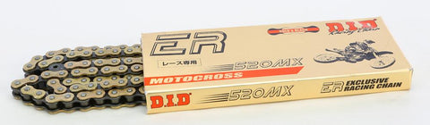 Hi-performance 520mx-114 Racing Chain (gold)