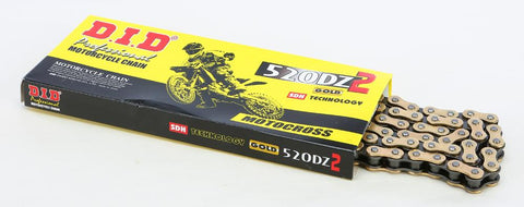 Hi-performance 520dz2-120 Racing Chain (gold)