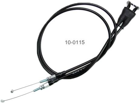 Black Vinyl Throttle Push-pull Cable Set