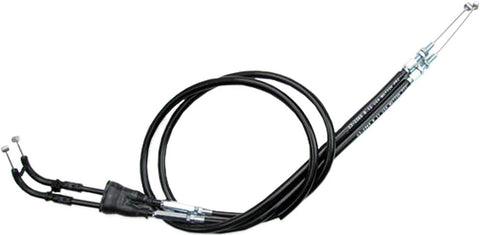 Black Vinyl Throttle Push-pull Cable Set