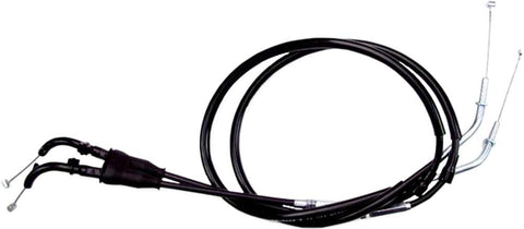 Black Vinyl Throttle Push-pull Cable Set