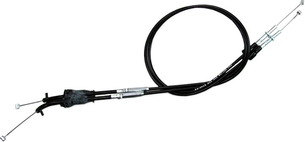 Black Vinyl Throttle Push-pull Cable Set