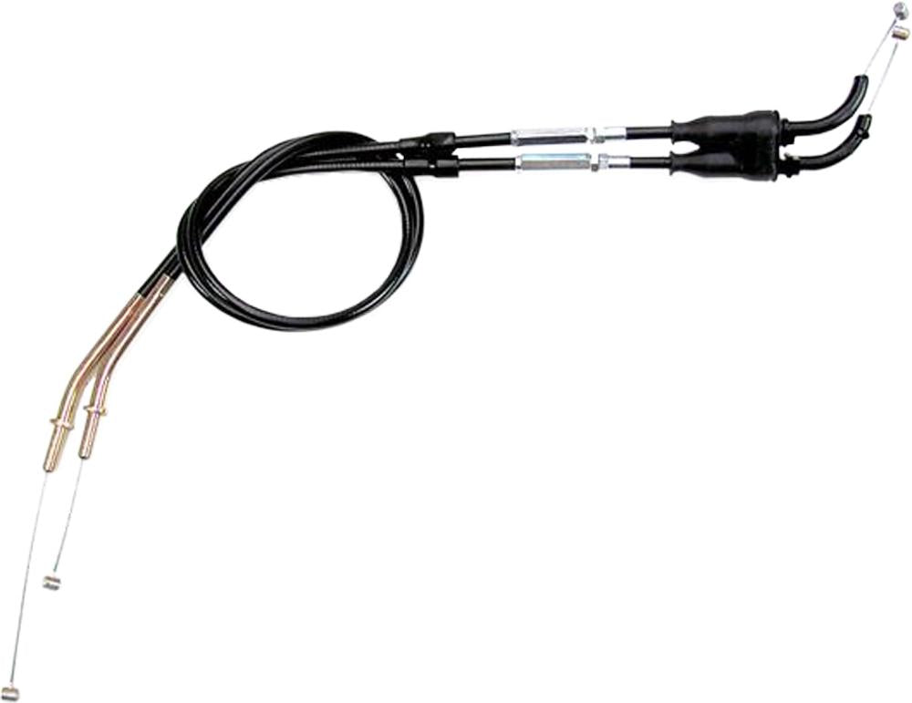 Black Vinyl Throttle Push-pull Cable Set