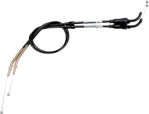 Black Vinyl Throttle Push-pull Cable Set