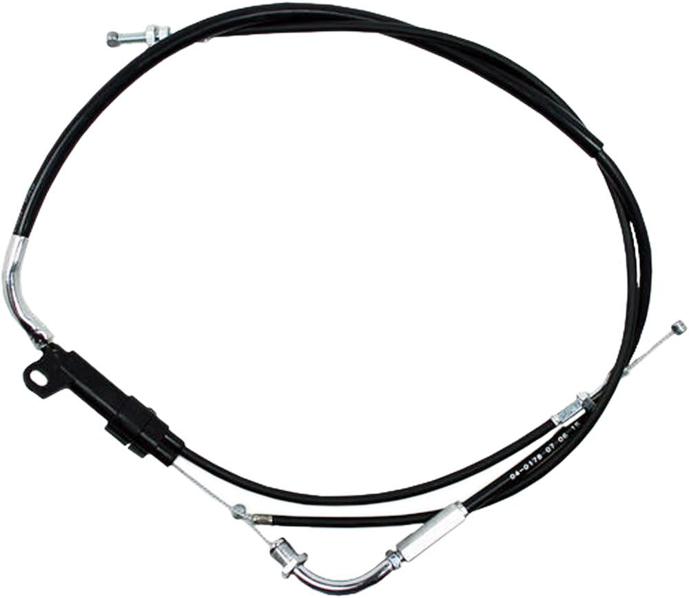 Black Vinyl Throttle Pull Cable