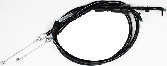 Black Vinyl Throttle Push-pull Cable Set