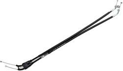 Black Vinyl Throttle Push-pull Cable Set