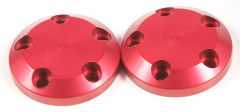Carbon S5 Fiber Frame Slider End Caps (red)