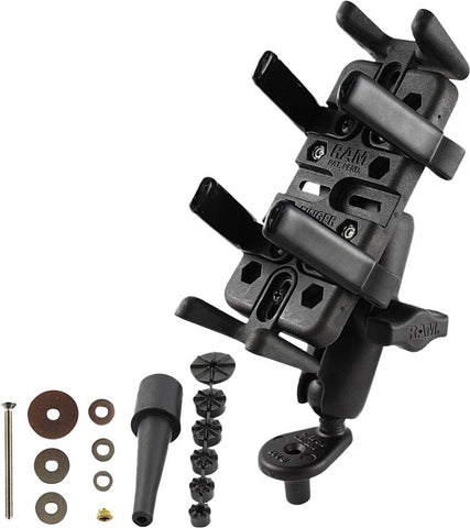 Fork Stem Mount W-finger Grip Phone-radio Holder