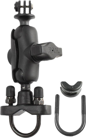 Handlebar Rail Mount-u-bolt Short Double Socket Arm