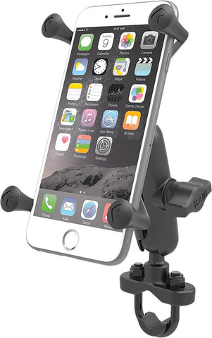 Handlebar Rail Mount W-u-bolt Base & X-grip Large Cradle