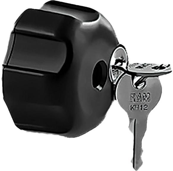 Locking Knob 1-4"-20 Brass Hole