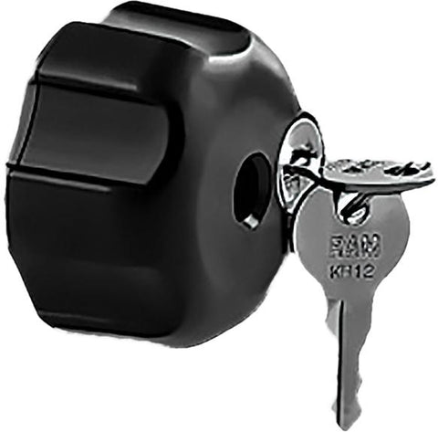 Locking Knob 1-4"-20 Brass Hole