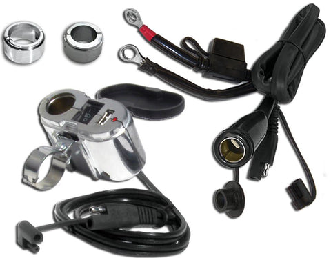 Cobra Charging System Black W-chrome Insert