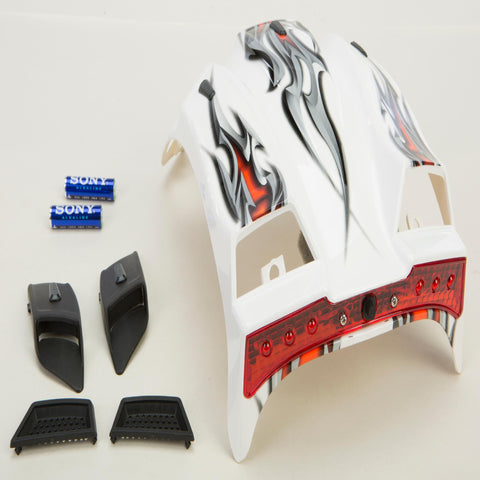 Top Vent - Dragon W-led (red)
