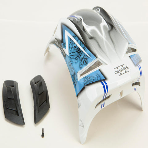 Gm69-s Crusader Ii Top Vent (white-blue)