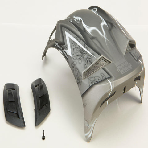 Gm69-s Crusader Ii Top Vent (dark Silver-titanium)