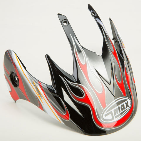 Gm27 Visor (black-red-silver)