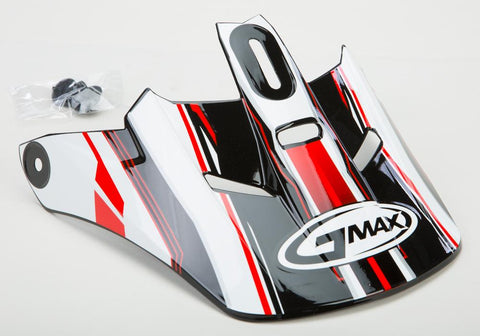 Gm46.2 Traxxion Helmet Visor Black-red-white Xs-s