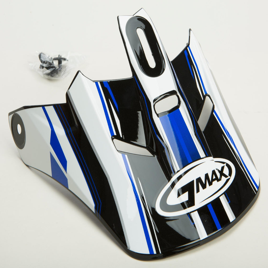 Gm46.2 Traxxion Helmet Visor Black-blue-white Xs-s