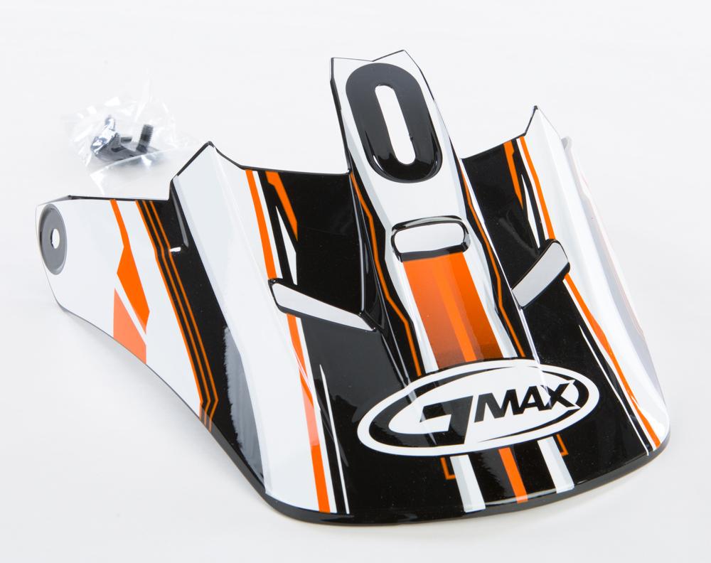 Gm46.2 Traxxion Helmet Visor Black-orange-white Xs-s