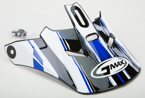 Gm46.2 Traxxion Helmet Visor Black-blue-white M-3x