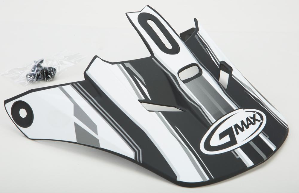 Gm46.2 Traxxion Helmet Visor Flat Black-white-silver M-3x