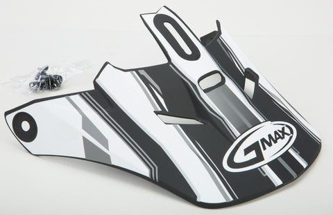 Gm46.2 Traxxion Helmet Visor Flat Black-white-silver M-3x