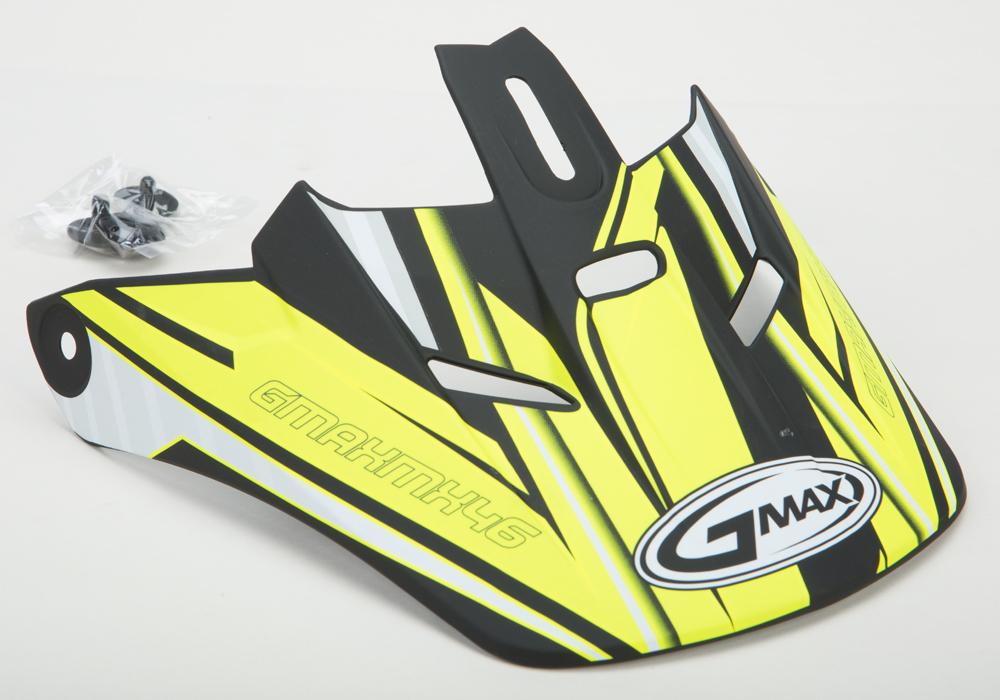 Gm46.2 Coil Helmet Visor Flat Black-hi-vis Xs-s