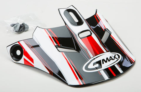 Gm46.2 Traxxion Helmet Visor Black-red-white Ys-yl